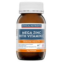 Mega Zinc with Vitamin C Raspberry Powder 95g-Matakana Pharmacy